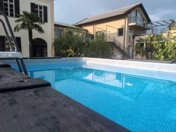 Appartamenti con piscina in Piemonte con vista sul Monviso